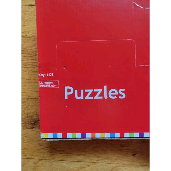 Christmas Classroom Church Lot 20 Puzzles 44 Tops New Open Bag Snowman Santa - Picture 3 of 4